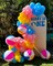 140pcs Summer Tropical Balloon Garland Arch Kits with Beach Balls